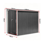 Giantz Garden Shed 1.2x2.4m Lean-To Bike Shelter Backyard Outdoor Storage