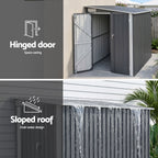 Giantz Garden Shed 1.2x2.4m Lean-To Bike Shelter Backyard Outdoor Storage