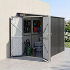 Giantz Garden Shed 1.2x2.4m Lean-To Bike Shelter Backyard Outdoor Storage