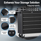 Giantz Tool Chest Trolley 10 Drawers Toolbox Storage Black