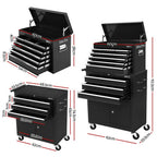Giantz Tool Chest Trolley 12 Drawers Storage Cabinet Toolbox