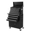 Giantz 13 Drawer Tool Box Cabinet Chest Toolbox Storage Garage Organiser Black