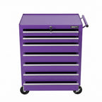 Giantz 7-Drawer Tool Chest Trolley Cabinet Toolbox Heavy Duty Garage Storage Organiser Purple