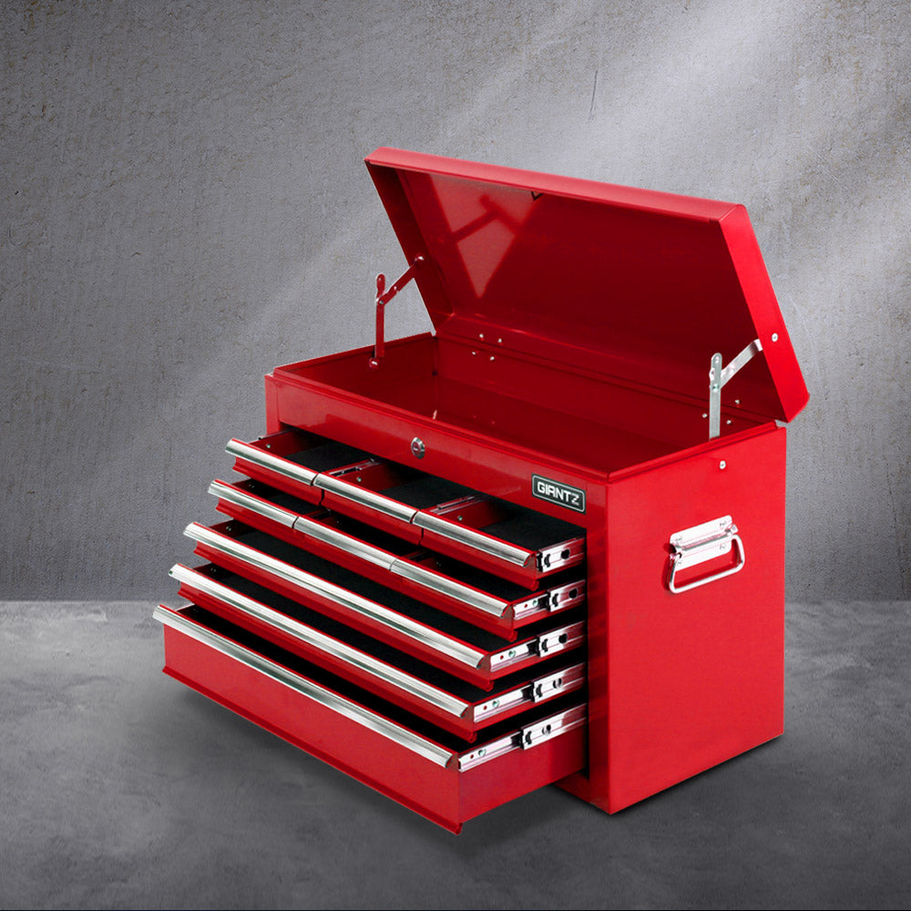 Giantz 9 Drawer Tool Box Cabinet Chest Toolbox Storage Garage Organiser Red Main image