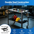 Giantz Welding Table Cart with Tool Storage 130KG Capacity Mobile Workstation