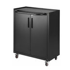 Giantz Rolling Tool Cabinet Heavy-Duty Storage Cabinet Adjustable Shelf Black