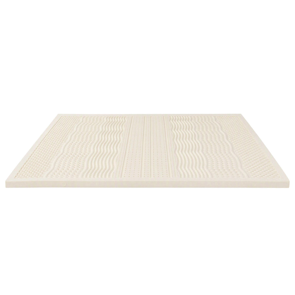 Giselle Bedding King Latex Mattress Topper 7-Zone Natural Latex Core Breathable 5cm