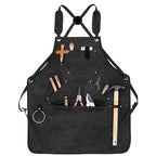Waterproof Apron Utility Apron Work Apron Industrial Apron Tool Storage Apron - Mocha - Size regular