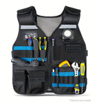tool vest, multi pocket vest, industrial tool vest, work safety vest, tool storage vest, breathable work vest, australia tool vest, construction tool vest