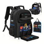 Tool Backpack Tool Storage Professional Tool Bag DIY Tool Backpack Tool - Black - Size regular