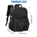 Tool Backpack Tool Storage Professional Tool Bag DIY Tool Backpack Tool - Black - Size regular