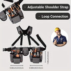Tool Chest Suspenders Tool Storage Tool Organization Heavy Duty Suspenders - Gray - Size regular
