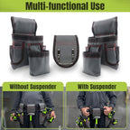 Tool Chest Suspenders Tool Storage Tool Organization Heavy Duty Suspenders - Gray - Size regular