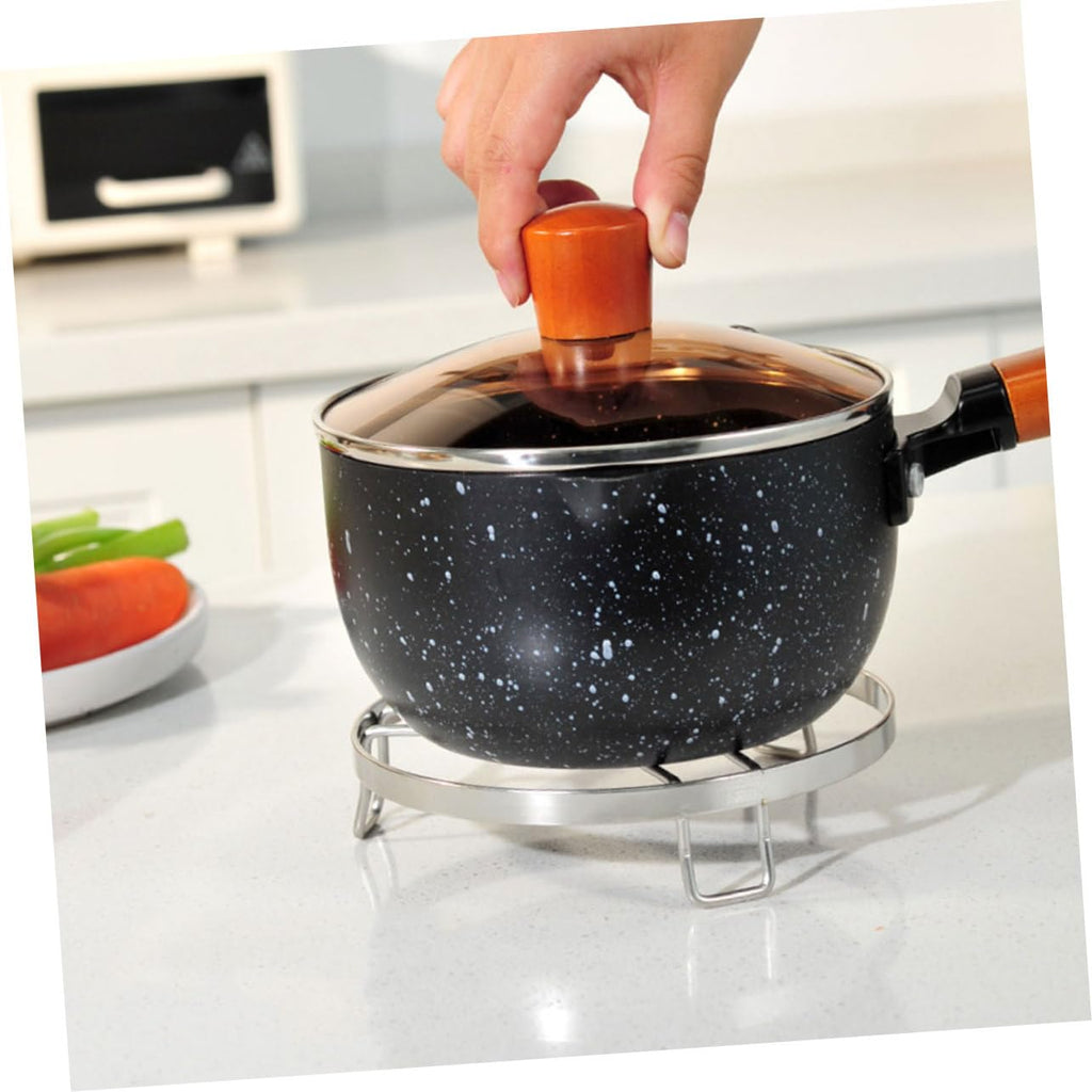 316 Stainless Steel Steam Rack for Cooking – Adjustable Kitchen Pot Stand with Heat-Resistant Design, Multi-Functional Steamer Base for Pots and Dishes (S,15cm)