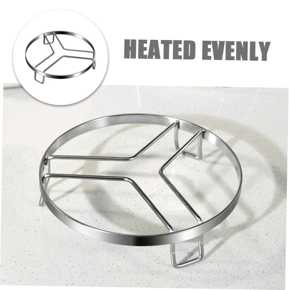 316 Stainless Steel Steam Rack for Cooking – Adjustable Kitchen Pot Stand with Heat-Resistant Design, Multi-Functional Steamer Base for Pots and Dishes (S,15cm)