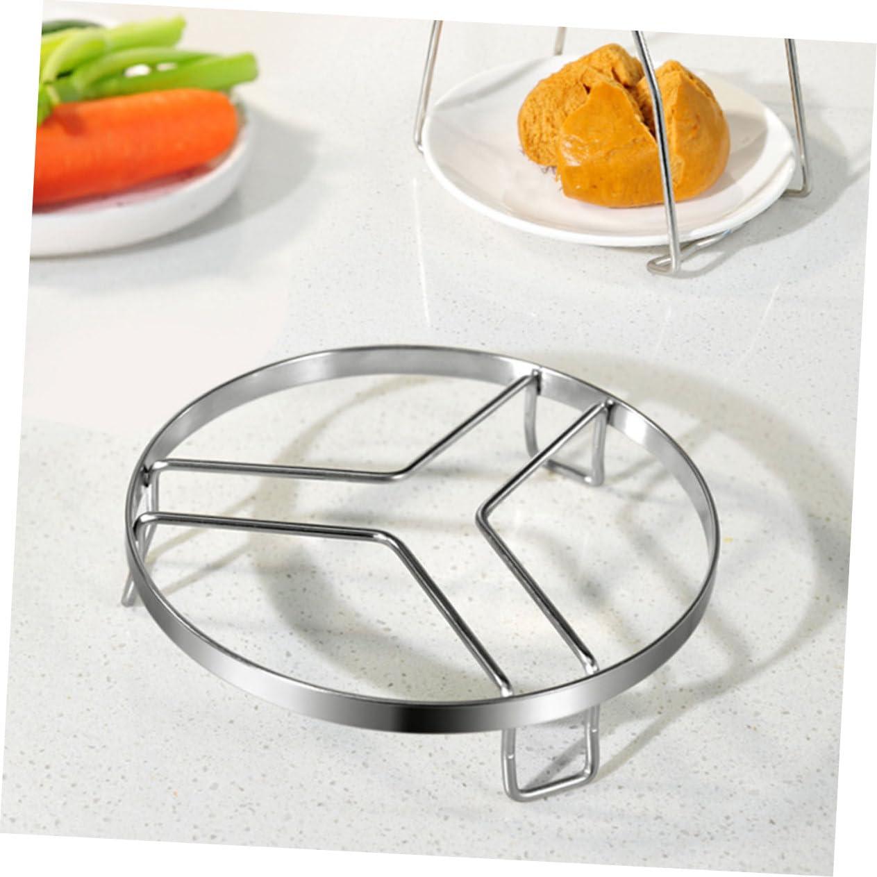 316 Stainless Steel Steam Rack for Cooking – Adjustable Kitchen Pot Stand with Heat-Resistant Design, Multi-Functional Steamer Base for Pots and Dishes (S,15cm)