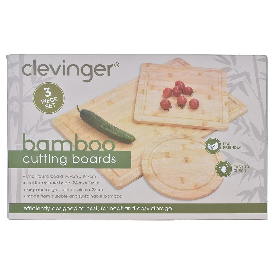 3 Pcs Bamboo Cutting Board Main image