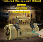 Roll-up tool bag - Tool belt - Open tool bag - with adjustable strap - Drill holder - Canvas - Roll-up pouch - Electrician's kit - Storage rack - Wrench organizer - No tool included!
