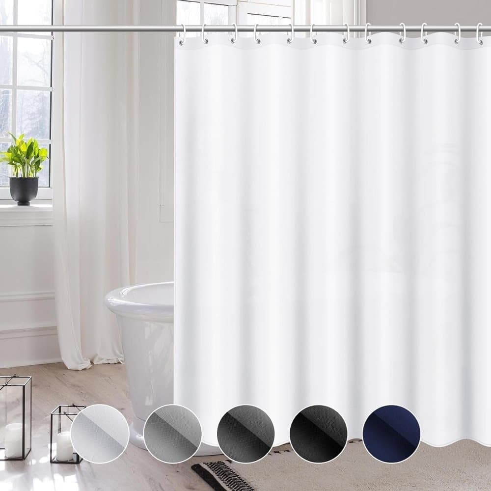 180x180cm Waterproof Shower Curtain, Quick-Drying Mold Resistant for Bathroom and Outdoor Shower, Purple