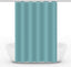 Waterproof Shower Curtain 180x180cm, Light Blue, Quick-Drying Mold Resistant, Compatible with Outdoor Shower and Bathroom