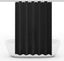 Waterproof Shower Curtain 180x180cm, quick-drying mold resistant, compatible with outdoor shower and bathroom, Black