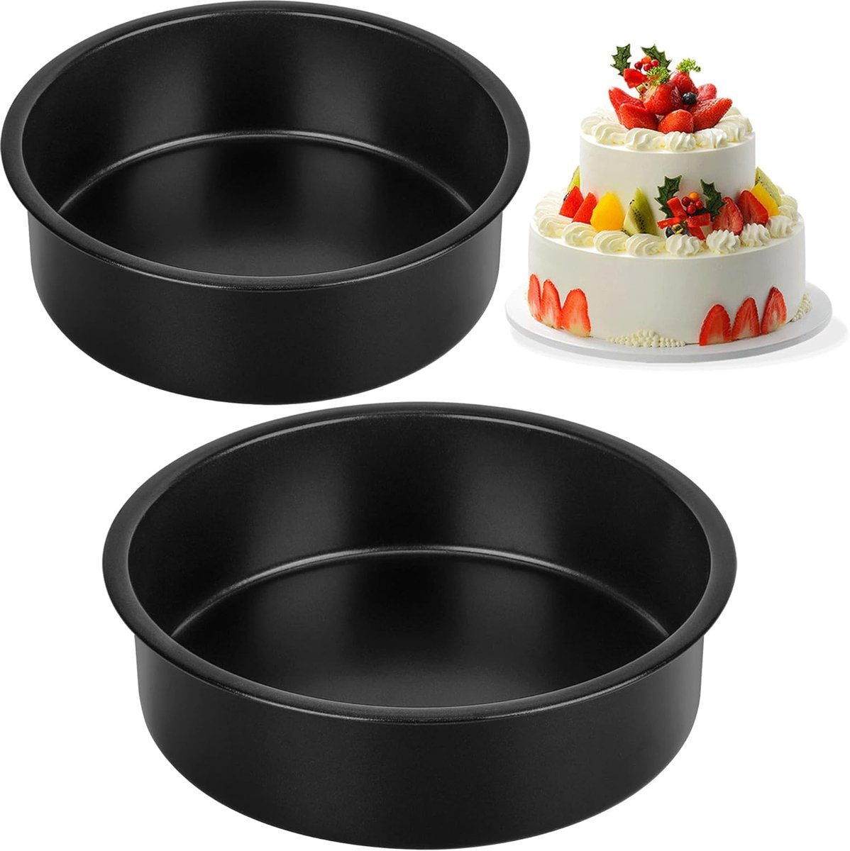 Non-stick 10 cm & 15 cm Cake Tin Set (set of 2) Main image