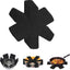 Pan Protectors - 6 Pieces - 38 Cm - Pan Protector - For Between Pans - Protection Set - Prevent Scratches on Cutlery - Anti-Scratch - Heat Resistant - Black