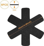 Pan Protectors - 6 Pieces - 38 Cm - Pan Protector - For Between Pans - Protection Set - Prevent Scratches on Cutlery - Anti-Scratch - Heat Resistant - Black