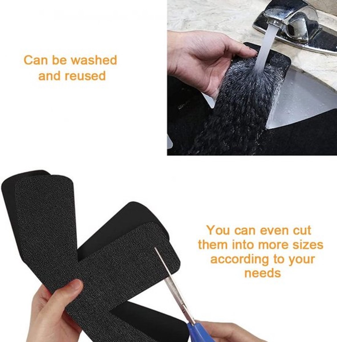 Pan Protectors - 6 Pieces - 38 Cm - Pan Protector - For Between Pans - Protection Set - Prevent Scratches on Cutlery - Anti-Scratch - Heat Resistant - Black