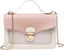 Pink Stars Handbag for Girls - Detachable Chain - Three Compartments - Large Capacity - Handbag
