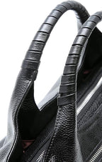 Women's Shoulder Bag - Vintage Handbag - Vintage Handbag with Multiple Compartments - Everyday | Travel Bag - Versatile - Large Capacity - Commuter Bag - Tote Bag - Shoulder/Crossbody Bag - Black