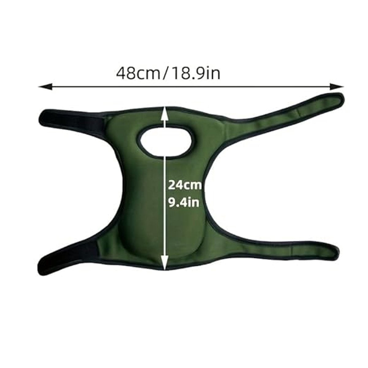 2-Pack - Garden Knee Braces - Soft and Comfortable Protective Knee Braces - Adjustable and Non-Slip - For Gardeners to Use When Cleaning, Scrubbing Floors and Pruning (Green) Secondary image
