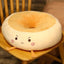Round Seat Cushion - Round Chair Cushion - Donut Seat Cushion - Cute and Soft Decorative Cushion - Cartoon Design - Suitable Chairs for Bedrooms, Schools and Offices - 38*38*14cm (Angry Style)