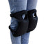 2-Pack - Garden Knee Braces - Soft and Comfortable Protective Knee Braces - Adjustable and Non-Slip - For Gardeners to Use When Cleaning, Scrubbing Floors and Pruning (Black)