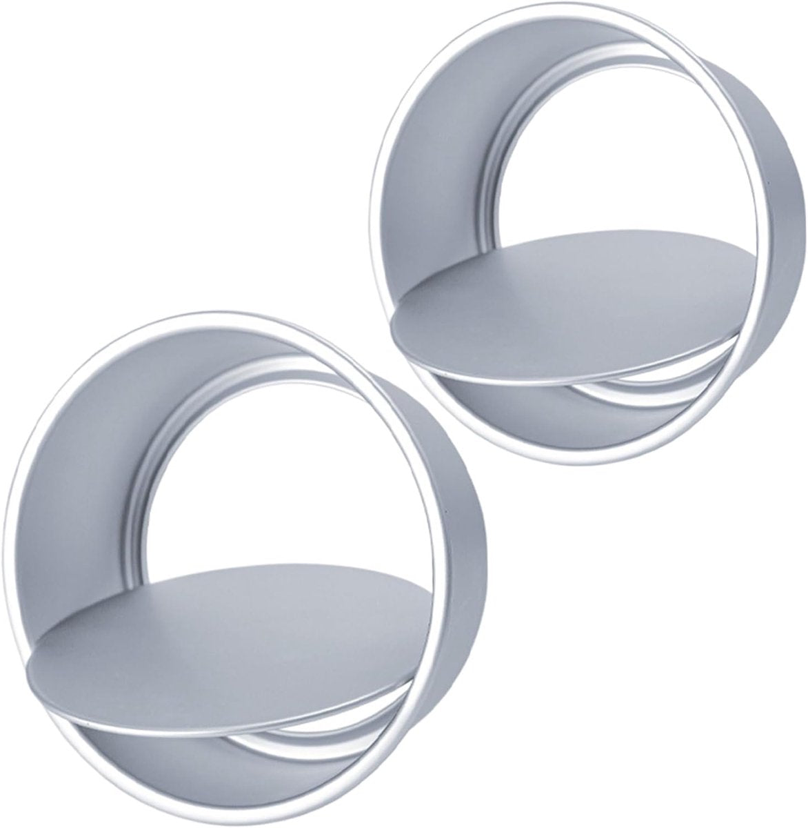 Cake Pans - 2-Piece Set - Round Cake Pans - Non-Stick Baking Pans - Aluminum Baking Pans 15cm and 20cm - Baking Pans with Removable Base - Round Pans - Baking Tools Hauptbild