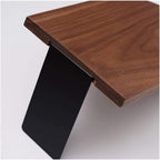 Bookends - Non-slip bookends - Heavy duty wooden bookends - Removable - 2-pack