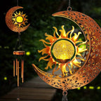 Magic Wind Chime, Solar moon and sun lighting, Outdoor lighting, Wind organ, Solar lighting, Solar garden lighting