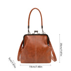 Crossbody Bags for Women Soft Leather Purses and Handbag Multi Pocket Shoulder Bag Spring Nostalgic Handbag Lightweight Women's Bag