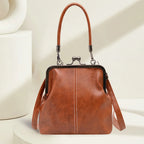 Crossbody Bags for Women Soft Leather Purses and Handbag Multi Pocket Shoulder Bag Spring Nostalgic Handbag Lightweight Women's Bag