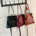 Crossbody Bags for Women Soft Leather Purses and Handbag Multi Pocket Shoulder Bag Spring Nostalgic Handbag Lightweight Women's Bag
