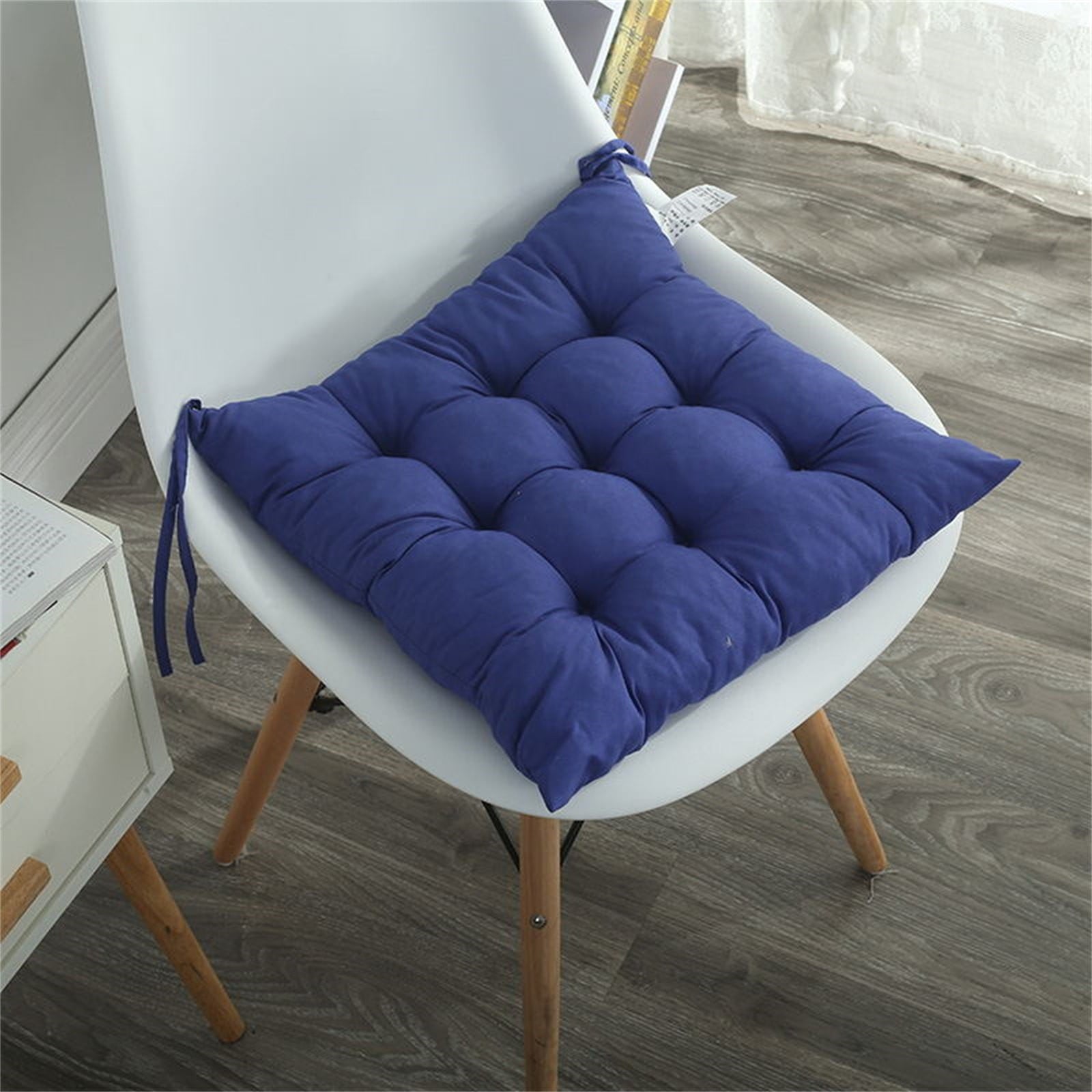 Chair Cushions Non-Slip Rocking Chair Cushion with Ties for Living Room Kitchen, Indoor Seat Cushion, 15X15 Inches A Main image