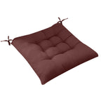 Chair Cushions Non-Slip Rocking Chair Cushion with Ties for Living Room Kitchen, Indoor Seat Cushion, 15X15 Inches F