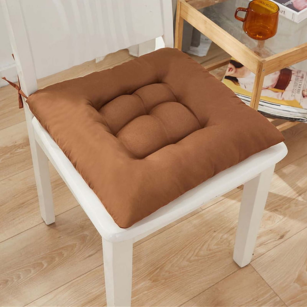 Chair Cushions Non-Slip Rocking Chair Cushion with Ties for Living Room Kitchen, Indoor Seat Cushion, 15X15 Inches H