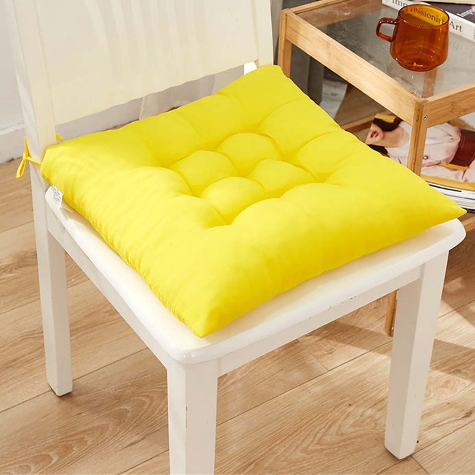 Chair Cushions Non-Slip Rocking Chair Cushion with Ties for Living Room Kitchen, Indoor Seat Cushion, 15X15 Inches N Main image