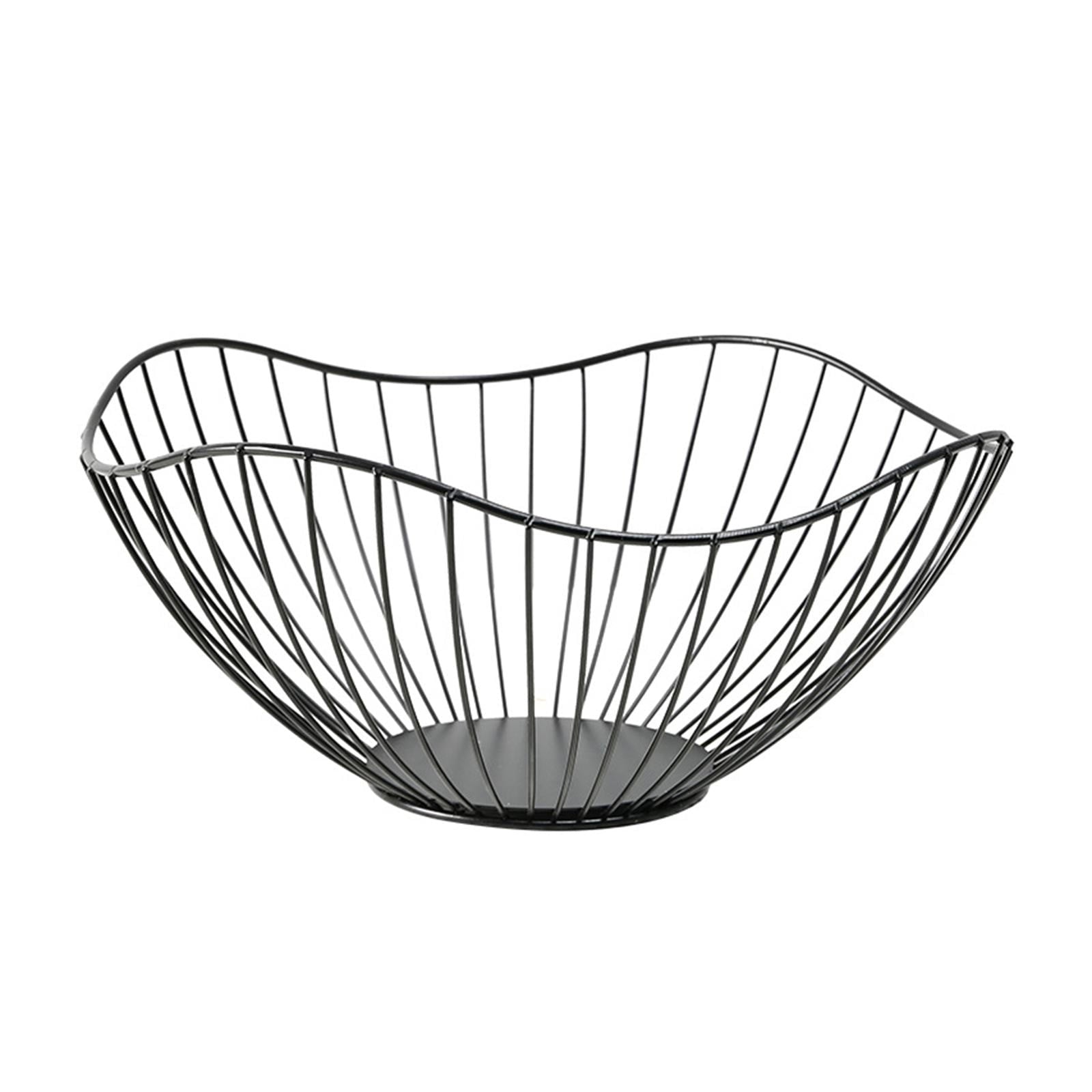 Modern Black Wire Mesh Creative Fruit & Break Basket Main image