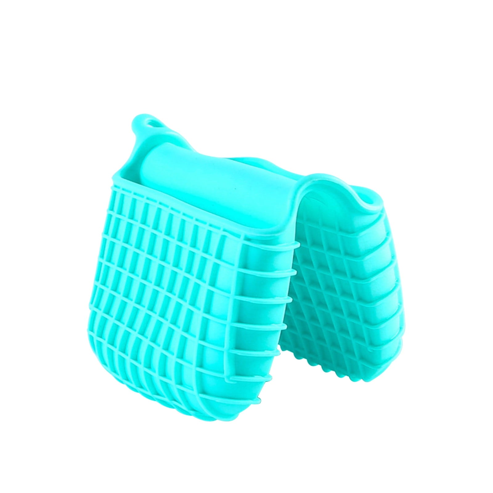 Oven Mitts ! Mini Silicone Oven Mitts Set Oven Mitts Heat Insulation Oven Gloves for Kitchen Cooking and Baking Protecting Fingers Mini Oven Hand Clips, Include 1Pc Silicone Gloves D Main image
