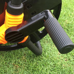 Garden Water Hose Reel Hose Reel Black Stainless Steel 1Pcs