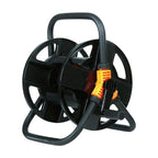 Garden Water Hose Reel Hose Reel Black Stainless Steel 1Pcs