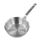 Compact Stainless Steel Sauce Pan Mini Egg Skillet for Easy Cooking and Pouring Suitable for Gas and Induction Stoves S M