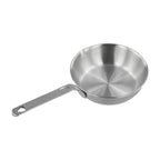 Compact Stainless Steel Sauce Pan Mini Egg Skillet for Easy Cooking and Pouring Suitable for Gas and Induction Stoves S M